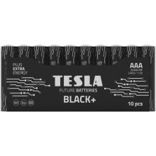 Tesla Batteries - 10 kpl Alkaliparisto AAA BLACK+ 1,5V 1200 mAh
