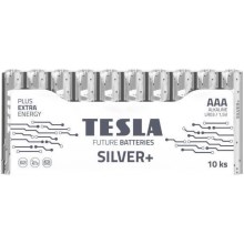 Tesla Batteries - 10 kpl Alkaliparisto AAA SILVER+ 1,5V 1300 mAh