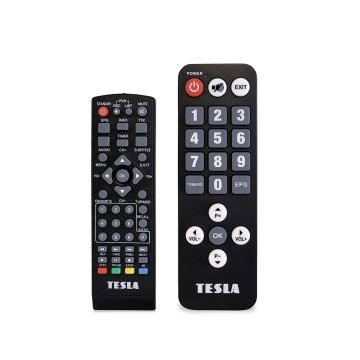 TESLA Electronics - DVB-T2 H.265 (HEVC) vastaanotin + 2x kauko-ohjaus