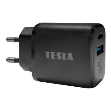 TESLA Electronics - Pikalatausadapteri Power Delivery 25W musta