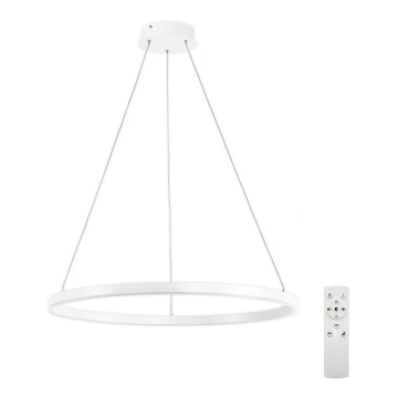 Top Light - Himmennettävä LED-kattokruunu johdossa SATURN LED/30W/230V 3000-6500K valkoinen + kauko-ohjaus