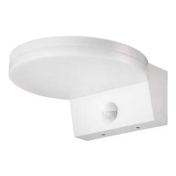 Top Light - LED Ulkovalo anturilla NOVARA LED/15W/230V IP65 valkoinen