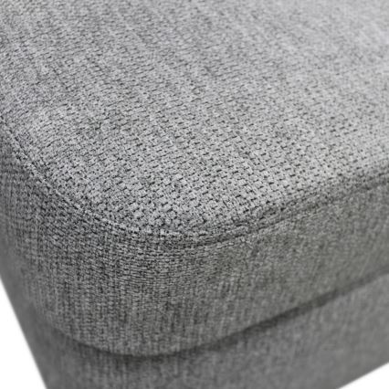 U-muotoinen avattava kulmasohva säilytystilalla SERPA, vasen, harmaa