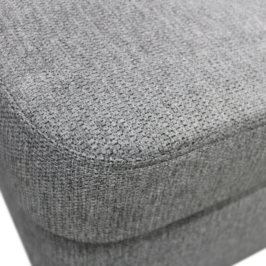 U-muotoinen avattava kulmasohva säilytystilalla SERPA, vasen, harmaa