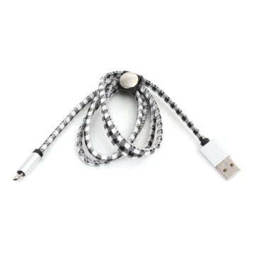 USB-kaapeli USB A / Micro USB liitin 1m valkoinen