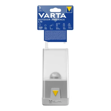 Varta 16666101111 -LED Himmennettävä retkeilyvalo OUTDOOR AMBIANCE LED/3xAA