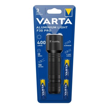 Varta 17608101421 - LED taskulamppu ALUMINIUM LIGHT LED/3xAAA