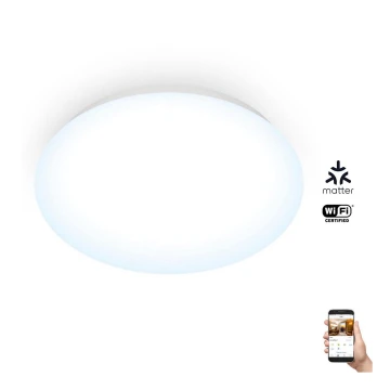 WiZ - LED Himmennettävä kattovalo SUPERSLIM LED/17W/230V 4000K Wi-Fi