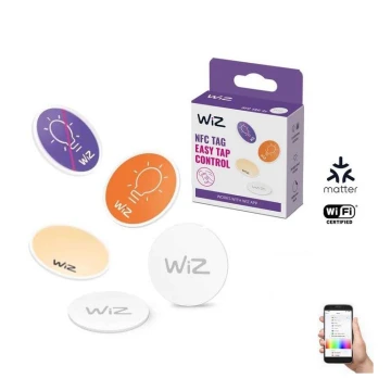 WiZ - NFC Itseliimautuva tag ohjaamaan valaistusta 4 kpl