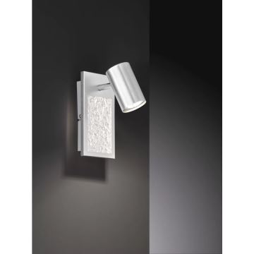 Wofi 11589 - LED-seinävalaisin BALI 1xGU10/5W/230V + LED/6W/230V