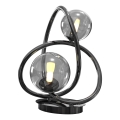 Wofi 8014-205 - LED-pöytävalaisin NANCY 2xG9/3,5W/230V musta kromi