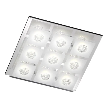 Wofi 9272.09.01.0000 - LED-kattovalaisin REIMS 9xLED/3W/230V