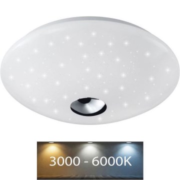 Wofi 9315.01.06.6320 - LED-kattovalaisin FOCUS LED/15W/230V 3000/4200/6500K halkaisija 32 cm