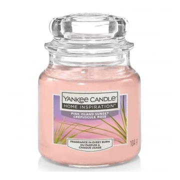 Yankee Candle - Tuoksukynttilä PINK ISLAND SUNSET pieni 104g 20-30 tunnit