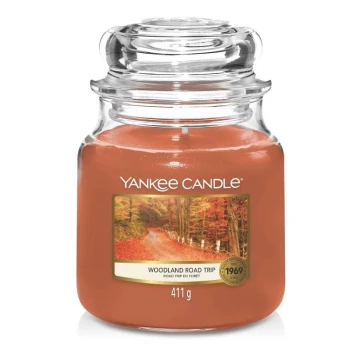 Yankee Candle - Tuoksukynttilä WOODLAND ROAD TRIP keskitetty 411g 65-75 tunnit