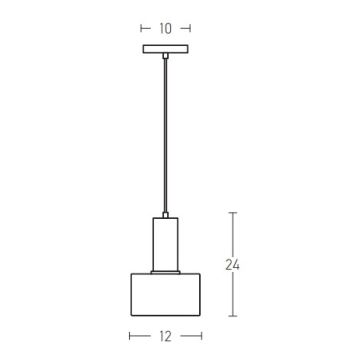 Zambelis 180051 - Kattokruunu johdossa 1xE27/40W/230V kulta/lohenpunainen