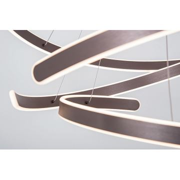 Zambelis 2015 - Himmennettävä LED-kattokruunu johdossa LED/120W/230V ruskea