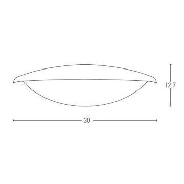 Zambelis E115 - LED-ulkoseinävalaisin LED/6W/230V IP54 antrasiitti