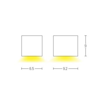 Zambelis E123 - Ulkoseinävalaisin 1xGU10/15W/230V IP54 antrasiitti