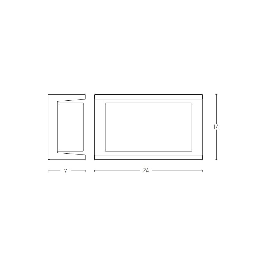 Zambelis E149 - Ulkoseinävalaisin 1xE27/18W/230V IP54 antrasiitti