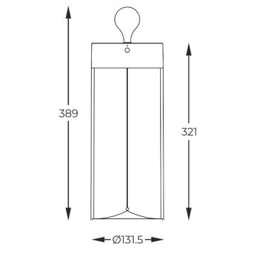 Zuma Line - LED Himmennettävä ja ladattava pöytälamppu LED/1,2W/230V harmaa IP54