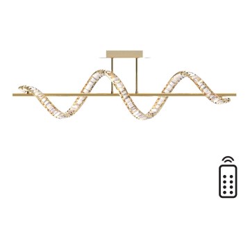 Zuma Line - LED Himmennettävä kristalli kattokruunu on a pole LED/24,5W/230V 2700-6000K + kauko-ohjaus