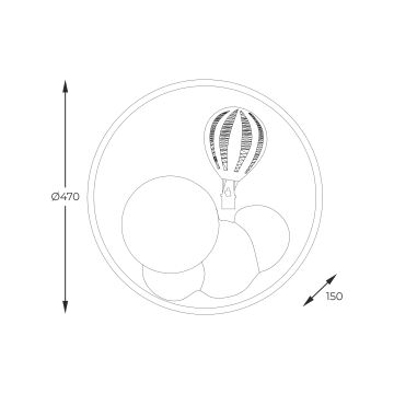 Zuma Line - LED Himmennettävä children's katto kevyt LED/42W/230V 3000/5700K vaaleanpunainen