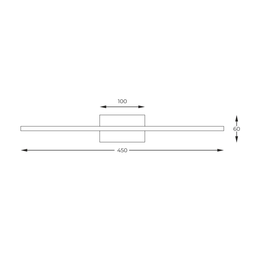 Zuma Line - LED-kuvavalo LED/10W/230V 45 cm kulta